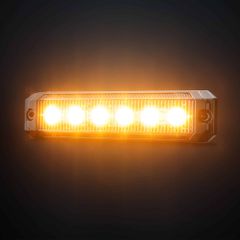 Κατευθυντικό φως προειδοποίησης Dark Knight SM6 με 6 LED