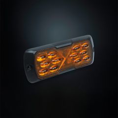 Slim fisheye κατευθυντικό φως προειδοποίησης με 12 LED