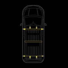 Cruise Light C-Rack για VW Transporter T6.1