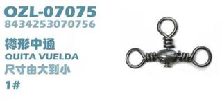 Στριφτάρι σταυρός - No.2/0 - 3pcs - 832597