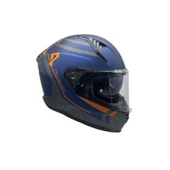 Κράνος fullface FSD 910 μπλε πορτοκαλί carbon