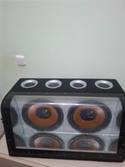 Πωλείται ηχείο subwoofer μάρκα ηχείων PlanetAudio για αυτοκίνητο με διπλό 10ιντα sub σε πολύ καινούργια κατάσταση άστρωτα