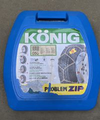 Κonig No Problem Ζip 50 Αντιολισθητικές αλυσίδες 12mm για επιβατικό,καινούργιο, 2τμχ