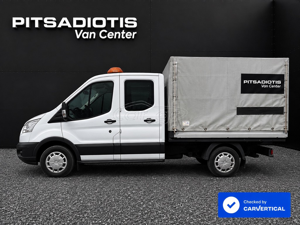 Διπλοκάμπινο Ford 2018 TRANSIT-7ΘΕΣΕΙΣ ΕΡΑΣΙ/ΚΟ ΔΙΠΛΩΜΑ-EURO 6-AC