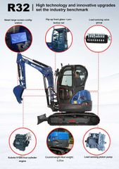 Εκσκαφάκι (διαβολάκι) Rippa 2026 R32 PRO/3.5TON/KUBOTA ENGINE/FULL EXTRA-thumb-6