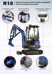Εκσκαφάκι (διαβολάκι) Rippa 2026 R18/2TON/KUBOTA/FULL EXTRA-thumb-6