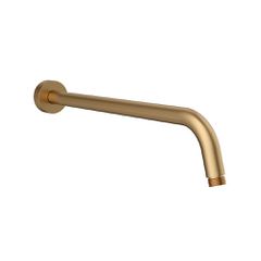 Βραχίονας Ντουζ Στρόγγυλος 40 cm - Brushed Gold 15312