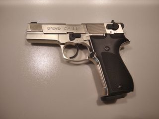 Umarex Walther CP88 4,5mm Nickel, Εξ Ολοκλήρου Μεταλλικής Κατασκευής, σε Απολύτως Άριστη Κατάσταση! (ΔΩΡΟ: 20 αμπούλες CO2 + Κουτάκι βολίδες 4,5mm)