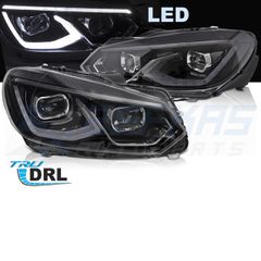 ΠΛΗΡΗ ΦΩΤΑ LED ΜΑΥΡΑ ταιριάζει σε VW GOLF 6 08-13