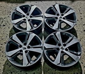 Ζάντες αλουμινίου 17" εργοστασιακές από Peugeot 308, 5x108, 4 τεμάχια