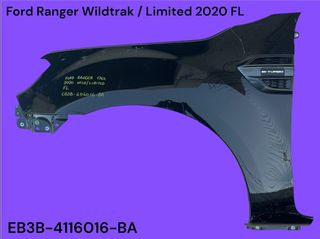 FORD RANGER WILDTRAK / LIMITED 2017-2023 ΜΕΤΑΧΕΙΡΙΣΜΕΝΑ ΑΝΤΑΛΛΑΚΤΙΚΑ ( Φτερό εμπρός αριστερό οδηγού πλευρά με κωδικό EB3B-4116016-BA γνήσιο μεταχειρισμένο )