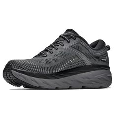 HOKA Bondi 7 Ανδρικά Αθλητικά Παπούτσια Running Γκρι 1110518-ORRB-thumb-2