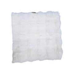 Μαξιλάρι καρέκλας γούνινο - 40x40cm - 571537 - White
