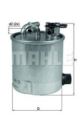ΦΙΛΤΡΟ ΚΑΥΣΙΜΟΥ MAHLE KL440/23 | OEM 16400JX50A, 16400JX51A, 16400JX52A | NISSAN