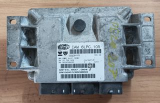 ΕΓΚΕΦΑΛΟΣ ΚΙΝΗΤΗΡA PEUGEOT CITROEN BENZINH MARELLI IAW 6LPC.105 9654596080 /ΞΕΚΛΕΙΔΩΜΑ IMMOBILIZER Ή IMMO OF