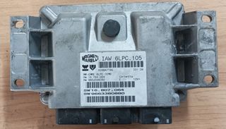 ΕΓΚΕΦΑΛΟΣ ΚΙΝΗΤΗΡA PEUGEOT CITROEN BENZINH MARELLI IAW 6LPC.105 9663380880 /ΞΕΚΛΕΙΔΩΜΑ IMMOBILIZER Ή IMMO OF
