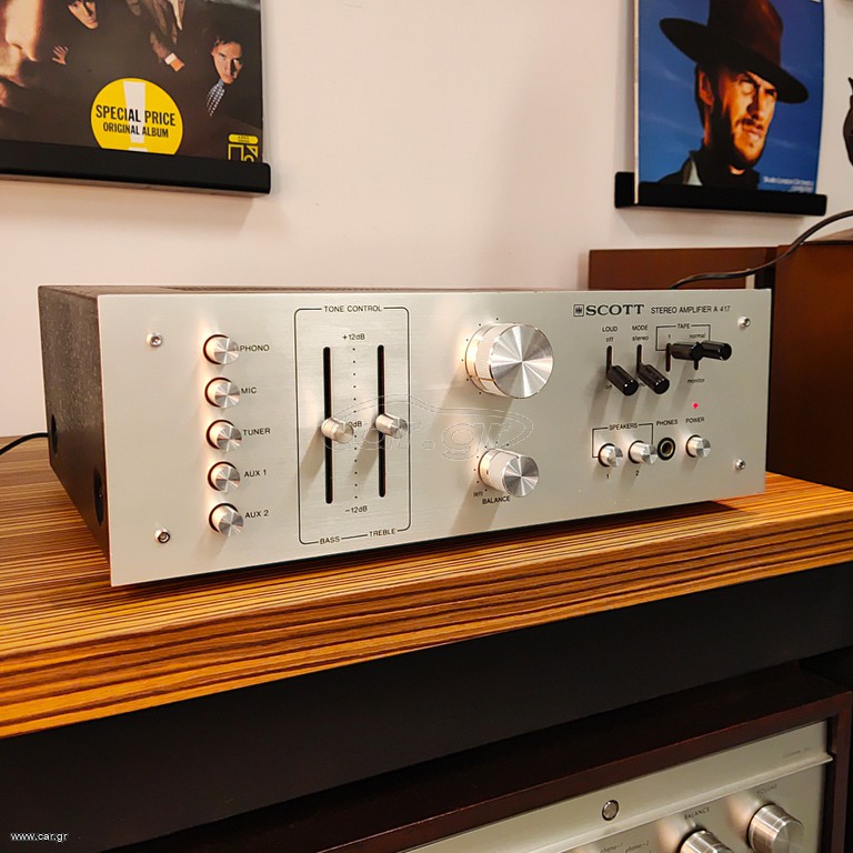 Scott A-417 Vintage Stereo Integrated Amplifier