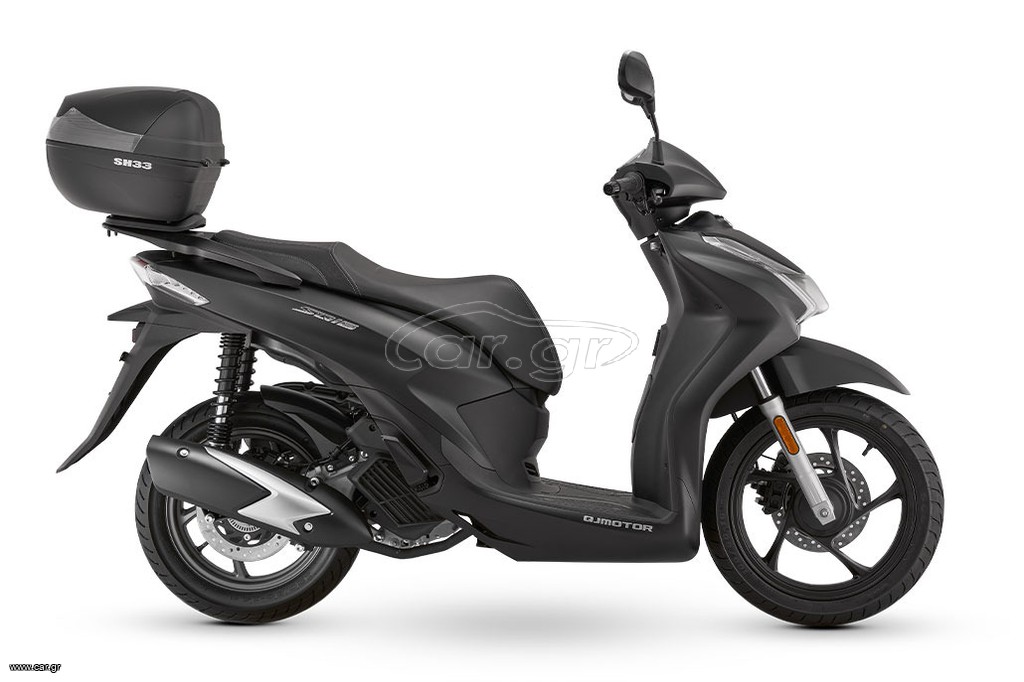QJ Motor SQ16 125 TCS/ABS 2026 Scooter QJ SQ16 125cc TCSBS/A Μαύρο MAT