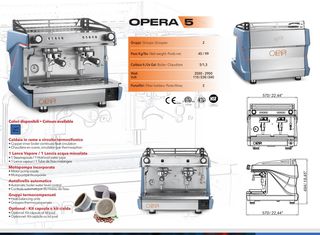 Μηχανή Espresso BFC OPERA 5 2 Groups Compact-thumb-2