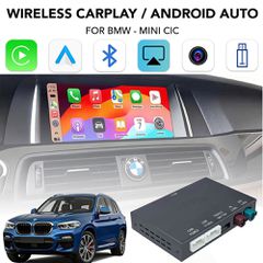 LENOVO LTP BM2906F CPAA (WIRELESS CARPLAY / ANDROID AUTO BOX for BMW - MINI (CIC system) with 2 cameras FRONT - REAR) | Pancarshop