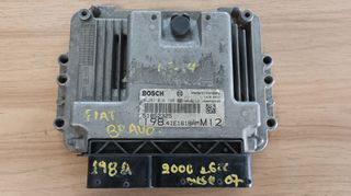 ΕΓΚΕΦΑΛΟΣ ΚΙΝΗΤΗΡΑ FIAT DIESEL BOSH EDC16 0281016198 ΞΕΚΛΕΙΔΩΜΑ IMMOBILIZER Ή IMMO OF