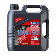Liqui Moly, 4T Synthetic 10W-50 Street Race motor oil 4L