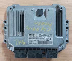 ΕΓΚΕΦΑΛΟΣ ΚΙΝΗΤΗΡA PEUGEOT CITROEN BOSCH EDC16C34 0281012981 /ΞΕΚΛΕΙΔΩΜΑ IMMOBILIZER Ή IMMO OF