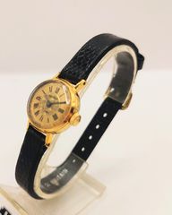 Vintage SECONDA 17 jewels γυναικείο Ρολόι gold-Plated κουρδιστό A9076 ΤΙΜΗ