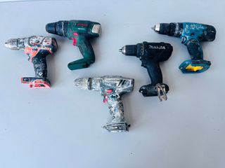 Σετ 5 Σώματα Επαναφορτιζόμενων Δραπάνων (Makita, Bosch, Metabo κ.ά.) – Για Ανταλλακτικά / Επισκευή