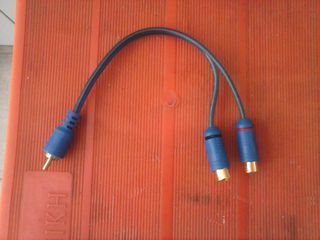 Καλώδιο (cable) RCA αρσενικό σε 2 RCA θηλυκά