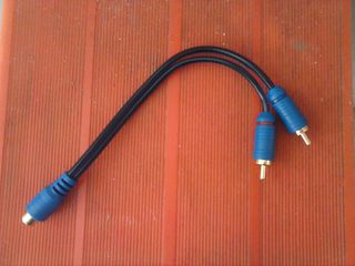 Καλώδιο (cable) RCA θηλυκό σε 2 RCA αρσενικά