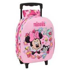 Τσάντα Νηπιαγωγείου με Τρόλεϊ Minnie Mouse 3D SAFTA 27x10x32cm