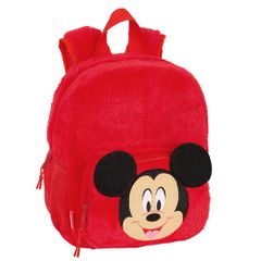 Τσάντα Νηπιαγωγείου Mickey Mouse Λούτρινη SAFTA 22x10x27cm