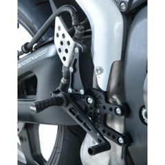 R Racing Multiposition Rearsets Black Honda Cbr600Rr