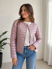 Only Γυναικείο Μπουφάν Puffer Κοντό Μπεζ 15360969
