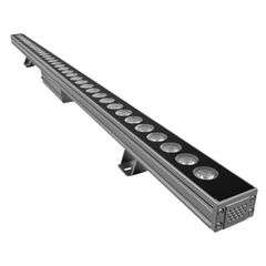GLOBOSTAR® WASHERLUMA GLB-103-0033 Μπάρα Φωτισμού Wall Washer LED 36W 3240lm 30° AC 220-240V Αδιάβροχο IP65 Θερμό Λευκό 2700K - Sanan SMD Chip - Γκρι Ανθρακί Ματ - Μ100 x Π4 x Υ6.5cm - 3 Χρόνια Εγγύησ