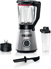 Bosch Serie 4 Μπλέντερ με Γυάλινη Κανάτα 1.5 lt 1200W Inox