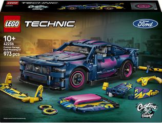 LEGO Technic Custom Garage Ford Mustang GT Car 42236