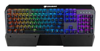 COUGAR CGR-Attack-X3-RGB Cherry MX Silver Πληκτρολόγιο USB QWERTY Αγγλικό Μαύρο