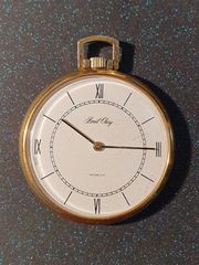 Breil Okay Incabloc της δεκαετίας του 1980 μηχανικό ρολόι τσέπης, πλήρως λειτουργικό .