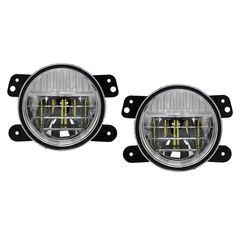 Fóta omíchlhs Plírhs LED 4 intsón katállhloi gia Jeep Wrangler JK TJ JL (1996-2018)