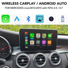 LENOVO LTP BZ2684F CPAA (WIRELESS CARPLAY / ANDROID AUTO BOX for MERCEDES mod. 2012-2015 with NTG 4.5/4.7 - 2 CAMERAS)