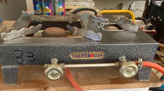 Calfer Gas Επιτραπέζια Εστία Υγραερίου Διπλή