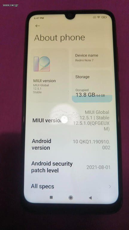 xiaomi redmi note 7