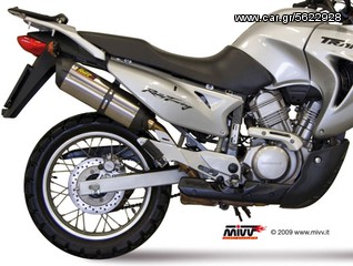 Εξάτμιση Τελικό Mivv Suono S.Steel/Carbon end Honda transalp 650 2000 - 2004*