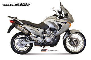 Εξάτμιση Τελικό Μivv Suono Black Steel/Carbon end Honda Transalp 650 >2004