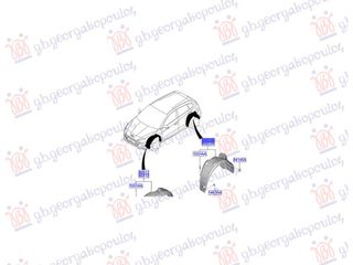 ΘΟΛΟΣ ΠΙΣΩ ΠΛΑΣΤΙΚΟΣ (Γ) ΑΡ — HYUNDAI i20 III 2024-