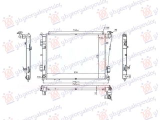 ΨΥΓΕΙΟ 2.0-2.4 ΜΗΧΑΝΙΚΟ ΒΕΝΖΙΝΗ (635x480x16) (KOYO) — HYUNDAI SONATA 2011-2015
