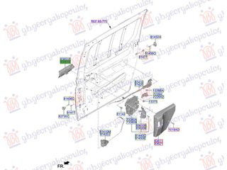 ΧΕΡΟΥΛΙ ΠΟΡΤΑΣ ΠΙΣΩ ΣΥΡΟΜΕΝΗΣ ΕΞΩ (Γ) ΔΕ — HYUNDAI STARIA 2025-