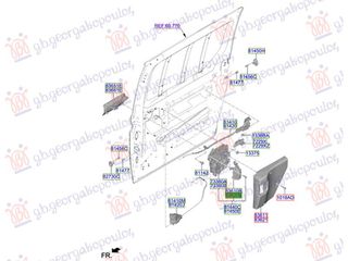 ΧΕΡΟΥΛΙ ΠΟΡΤΑΣ ΠΙΣΩ ΣΥΡΟΜΕΝΗΣ ΕΣΩ (Γ) ΔΕ — HYUNDAI STARIA 2025-